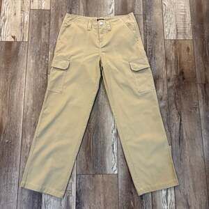 True Religion Women’s Military Single Needle Cargo Pants Khaki Size 29